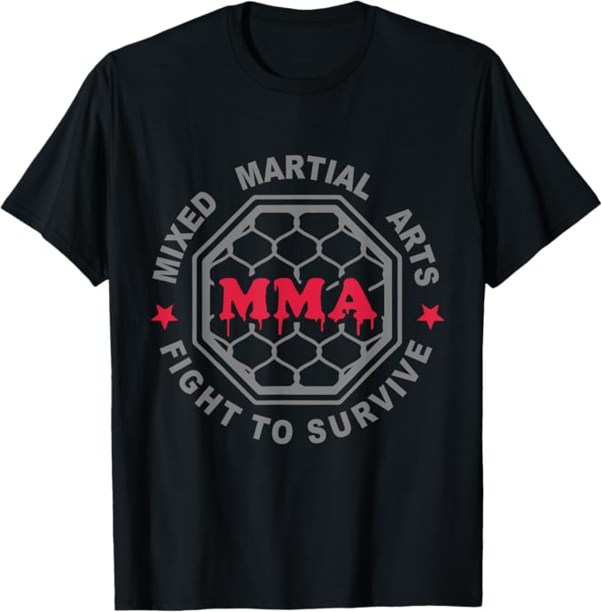 MMA MIXED MARTIAL ARTS CAGE T SHIRT BJJ T-Shirt